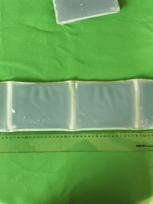 Four fold pcm gel pouch